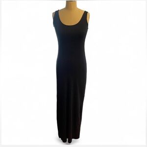 NWT NEVER WORN NEW WITH TAGS Black basic sleeveless maxi dress
